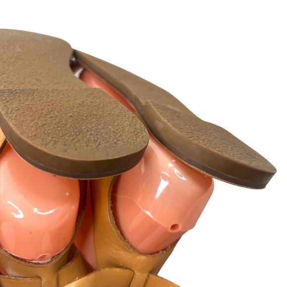 MADEWELL The Boardwalk Tan Leather Ankle Strap Sandal Women’s Size 8 - Picture 11 of 13